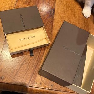 LOUIS VUITTON BOX 2 one with dust bag